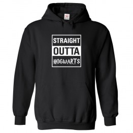 Straight Outta Hogwarts Funny Unisex Classic Kids And Adults Pullover Hoodie									 									 									